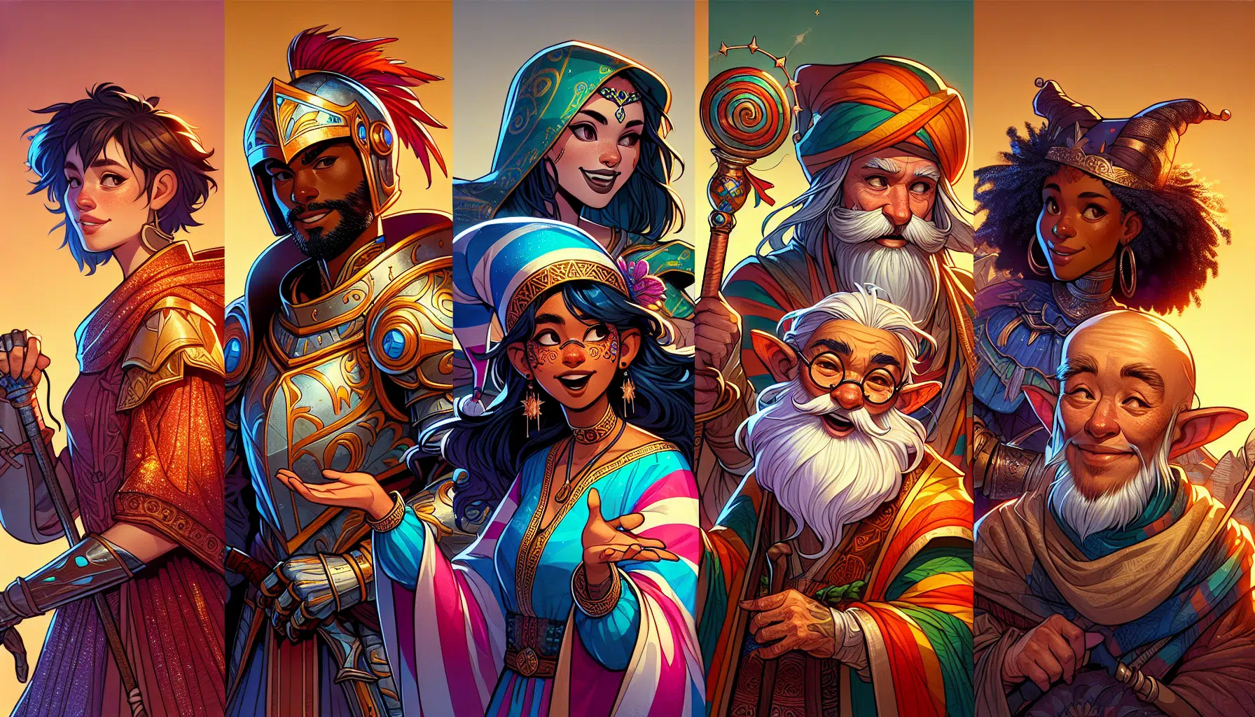 Diverse character designs loved by young readers