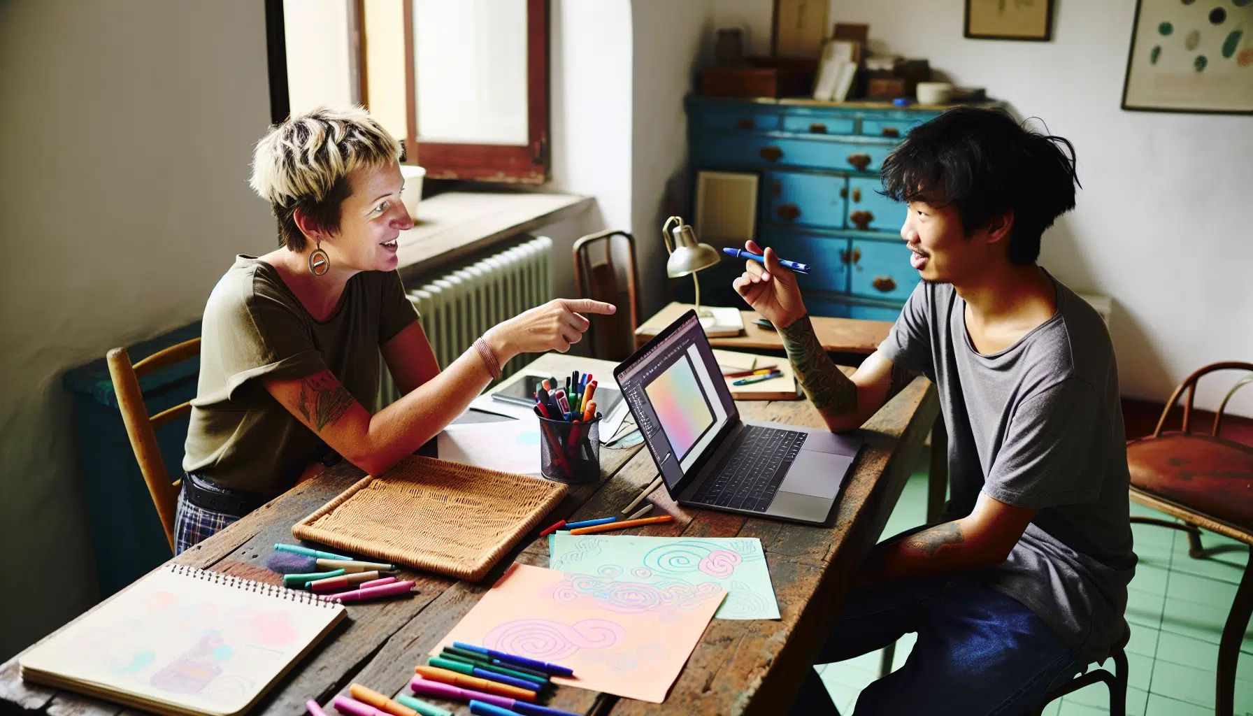 Fostering a collaborative relationship with a children's book illustrator