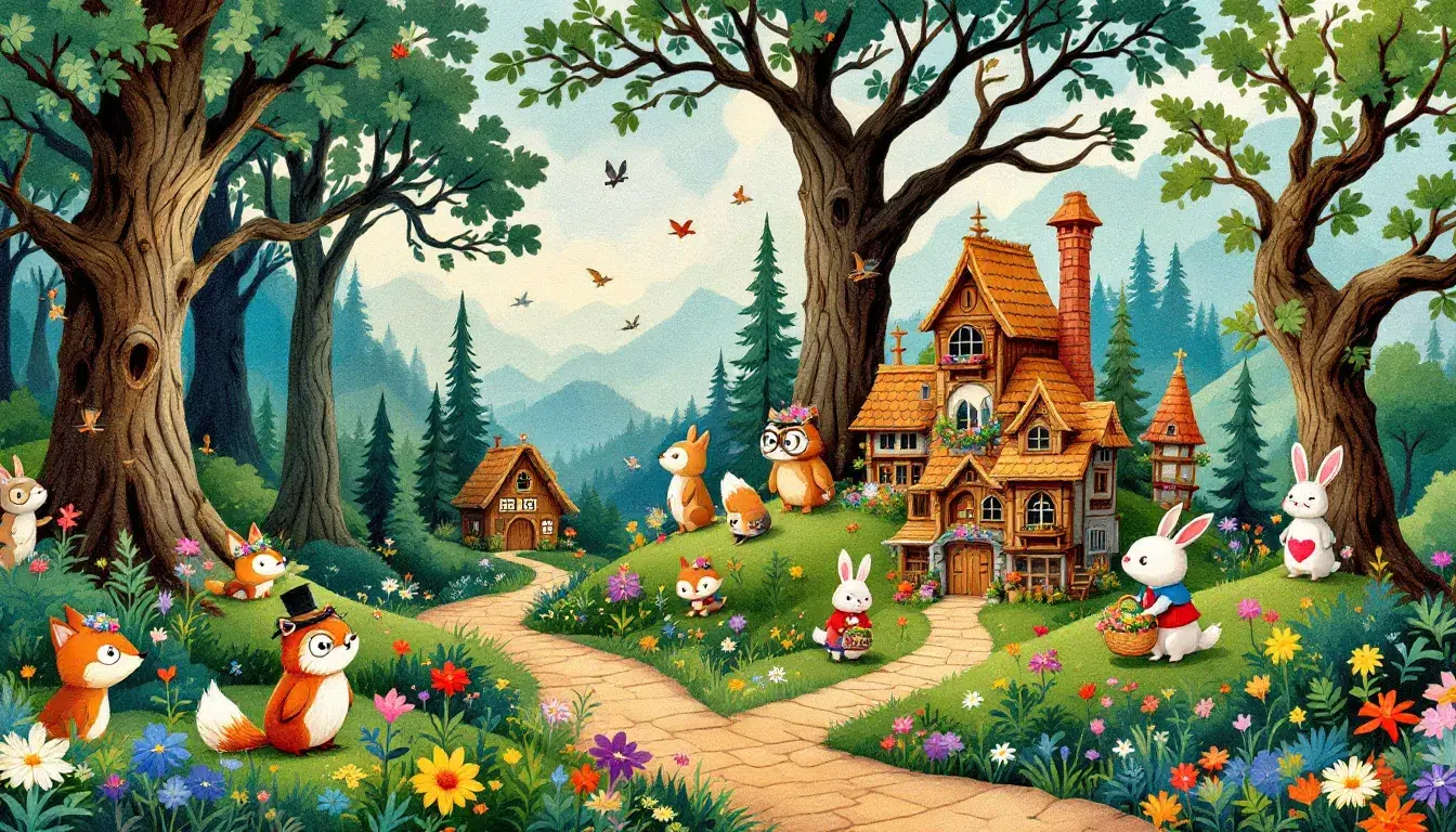 A collage of different children's book illustrations to showcase various styles and artists.